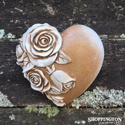 Collectable Heart - Cream Rose