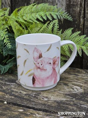 Farmyard Animal Faces Mug  - Pig