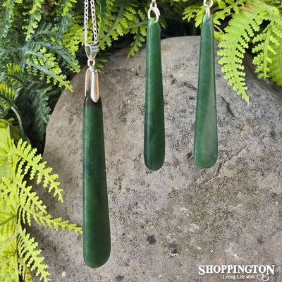 Pounamu - Hapopo Earring &amp; Toki Set