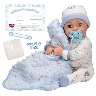 Adoption Baby Handsome Light Skin Doll 40cm