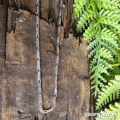 Sterling Silver Figaro Chain - 55cm, 1.2mm