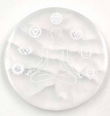 Selenite Chakra Disc