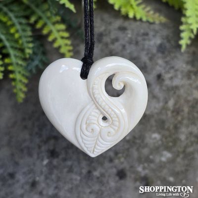 Bone Carving Heart