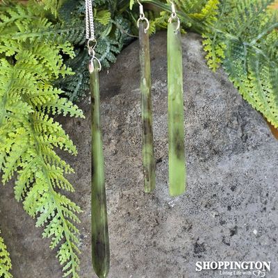 Pounamu - Totoweka Earrings &amp; Toki Set - Wha