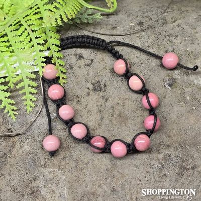 Rhodonite Bead Bracelet