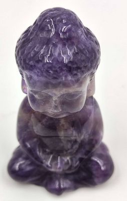 Gemstone Buddha - Amethyst