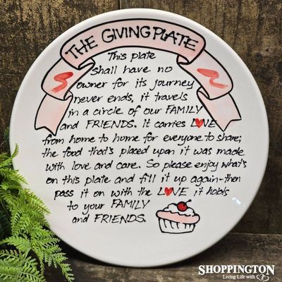 NZ Made Handpainted - The Giving Plate - Cupcake