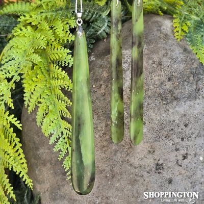 Pounamu - Totoweka Earrings &amp; Toki Set - Rima