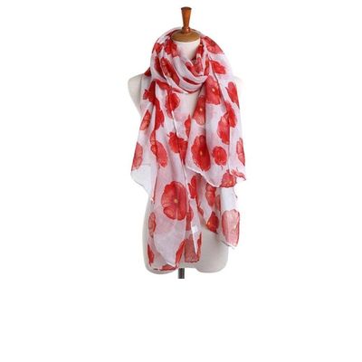 Scarf - Red Poppy Remembrance