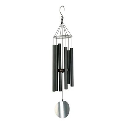 Wind Chime - Natures Melody Black &amp; Silver Aureole Tunes 28&quot;