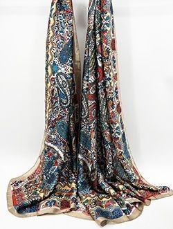 Scarf - Silk Paisley