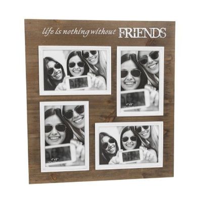 Photo Frame - Rustic Friends Collage