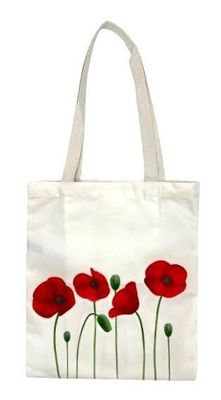 Tote Bag - Red Poppies