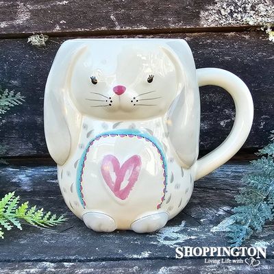 Folk Bunny Mug