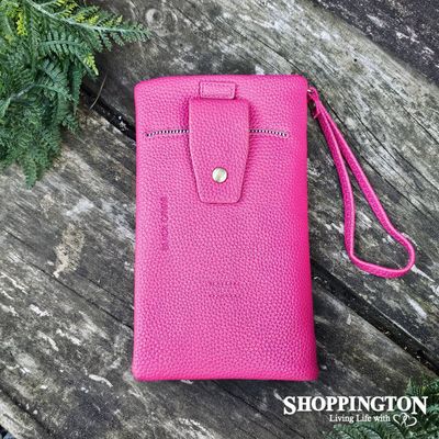 Black Caviar Mavie Wallet - Fuschia