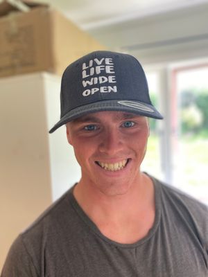 Live Life Wide Open Snap Back Caps