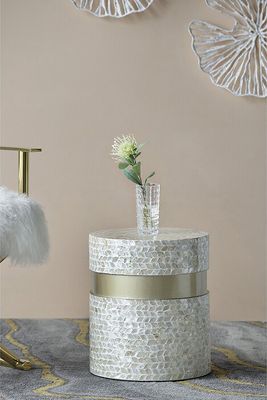 Gold Accent Stool