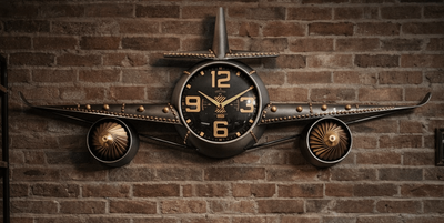 Centurian Plane Clock 114x40cm