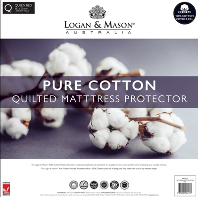 Logan &amp; Mason Cotton Mattress Protector