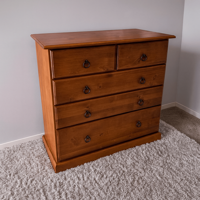 Bali 5 Drawer Tallboy