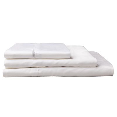 White 400TC 100% Cotton Sateen Sheet Sets