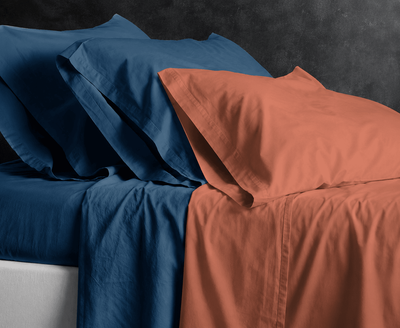 Park Avenue European Vintage Washed Cotton Sheet Set