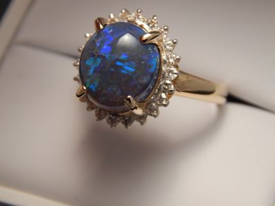Black Opal ring 425
