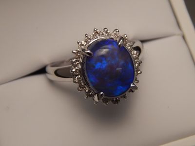 Black Opal ring 475