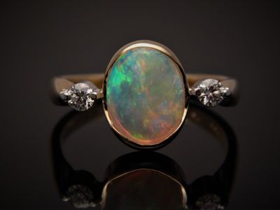 Crystal Opal ring 214