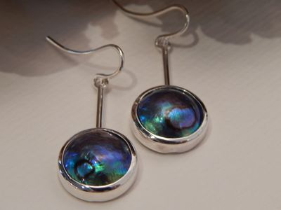 Blue Pearl earrings 134