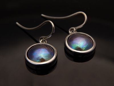 Blue Pearl earrings 143