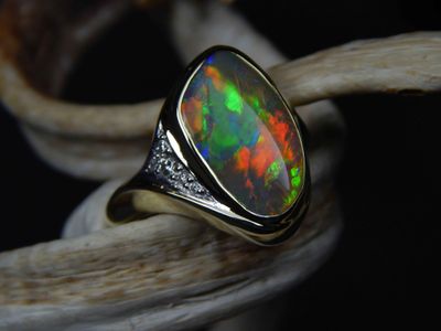 Crystal Opal ring 365