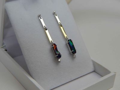 Boulder Opal earrings 097