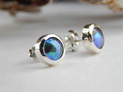 Blue Pearl earrings 243