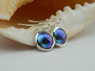Blue Pearl earrings 255