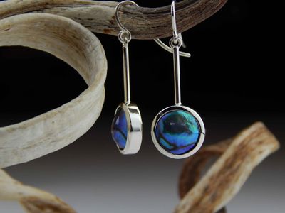 Blue Pearl earrings 267