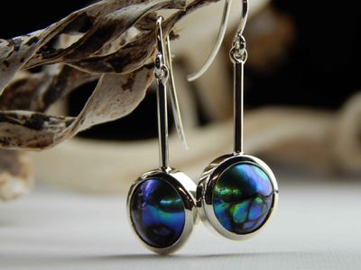 Blue Pearl earrings 268
