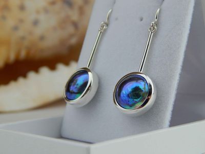 Blue Pearl earrings 271