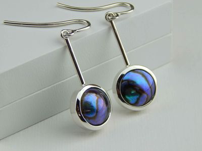 Blue Pearl earrings 273
