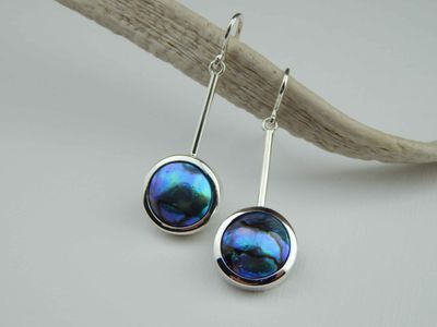 Blue Pearl earrings 282