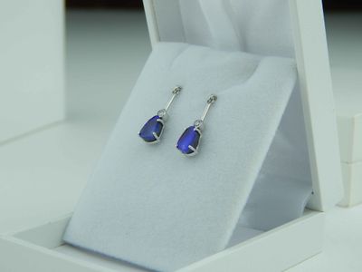 Boulder Opal earrings 116