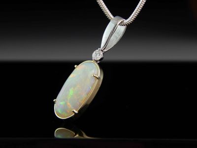 White Opal pendant 765