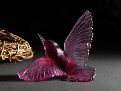 Lukeke Design Tomtit gold amethyst colour
