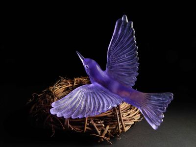 Lukeke Design Silvereye hyacinth colour