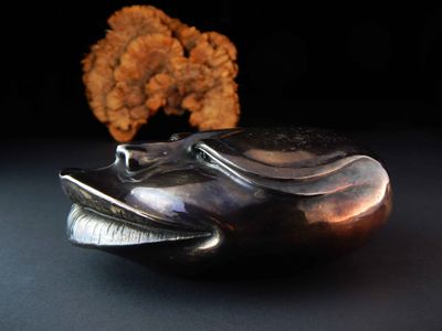 Donn Salt &#039;Advisor&#039; bronze sculpture