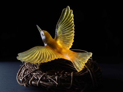 Lukeke Design Silvereye yellow colour