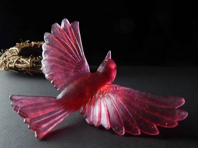 Lukeke Design Yellowhead gold ruby colour