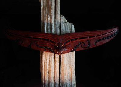 John Collins &#039;Hokioi&#039; carving