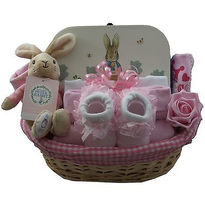 Peter Rabbit -Baby Girl Gift Basket