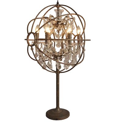 IRON ORB CHANDELIER TABLE LAMP